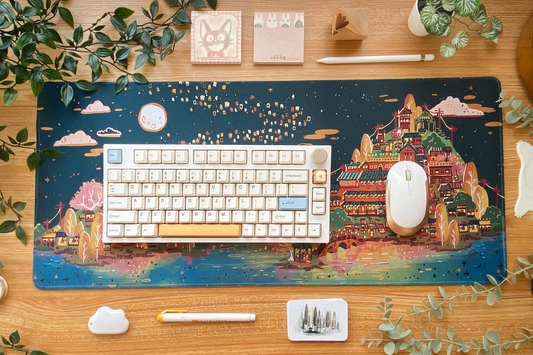 Twilight Teahouse Desk Mat