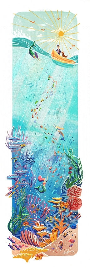 Coral Colors Print