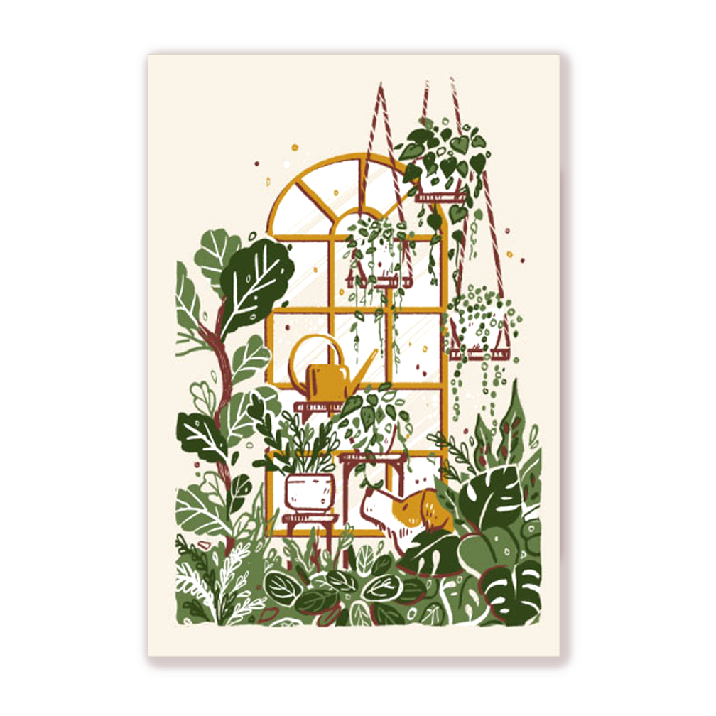 Daydreamers: Dog Screen Print