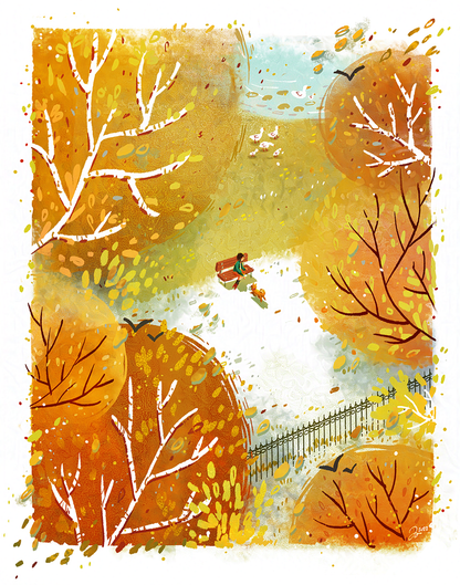 Golden Afternoon Print