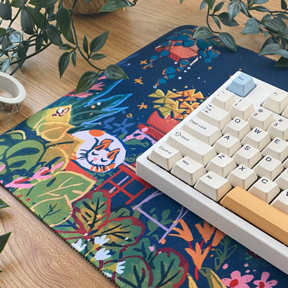 Happy Houseplant Desk Mat