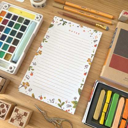 Cozy Ginkgo Notepad