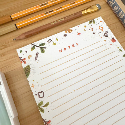 Cozy Ginkgo Notepad