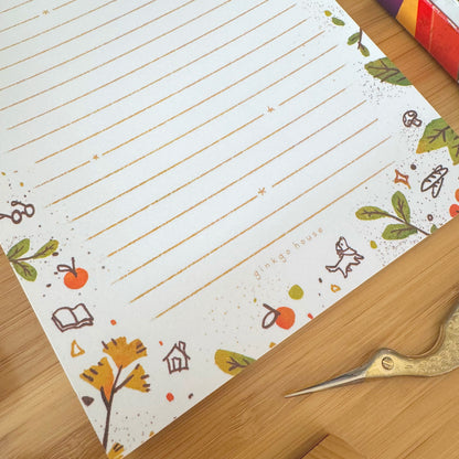 Cozy Ginkgo Notepad