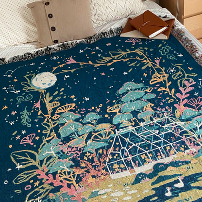 Night Greenhouse Woven Throw
