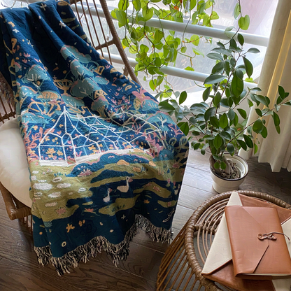Night Greenhouse Woven Throw