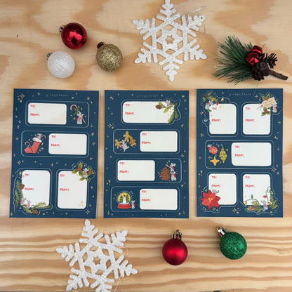 Chris-Mouse Sticker Label Sheet Set