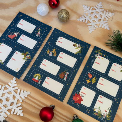 Chris-Mouse Sticker Label Sheet Set