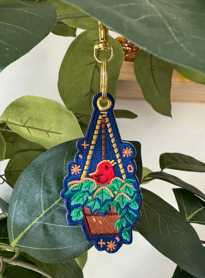 Happy Houseplant Keychain