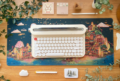 Twilight Teahouse Desk Mat
