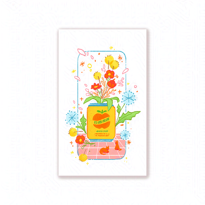 Apple Drink Art Print