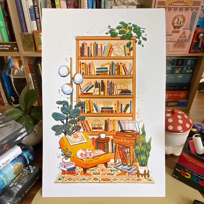 Book Nook Print