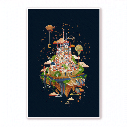 Constellation's Keep: Night Edition Art Print
