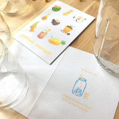 'Contain Yourself' Card