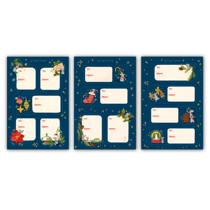 Chris-Mouse Sticker Label Sheet Set