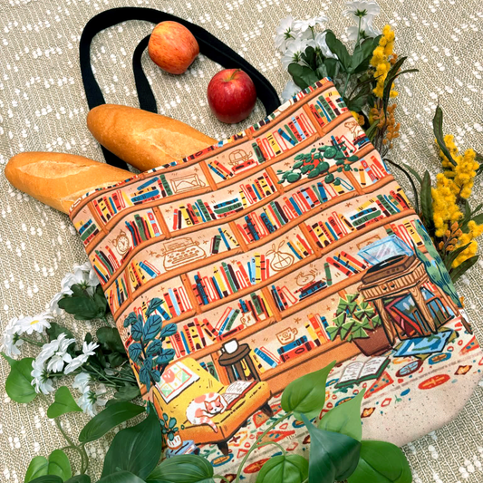 Book Nook Tote Bag