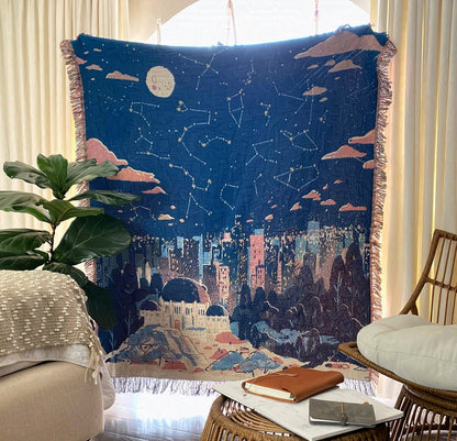 Star-struck Woven Throw Blanket