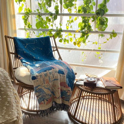 Star-struck Woven Throw Blanket