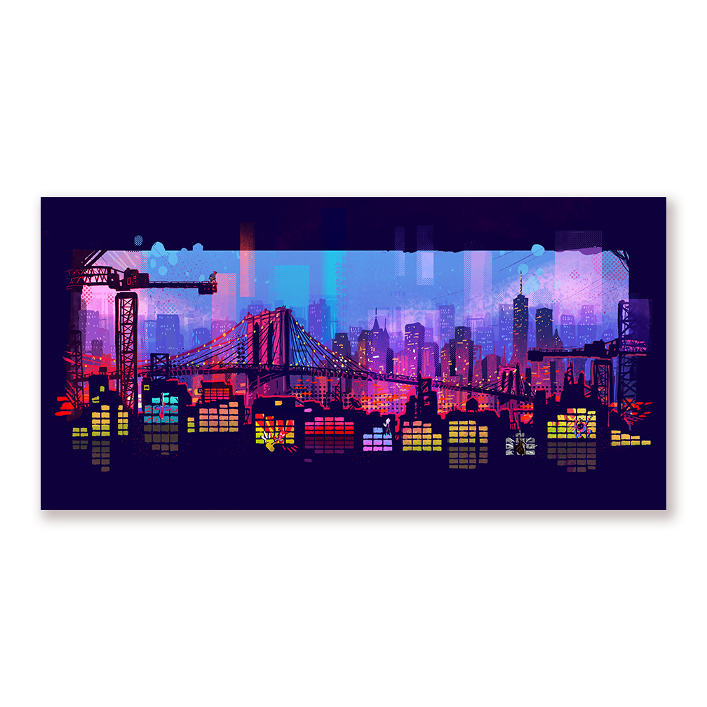 Nightly Remix Holo Foil Art Print