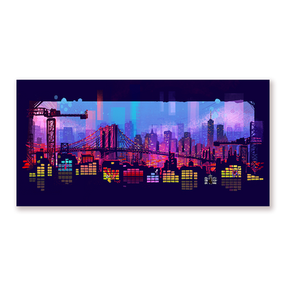 Nightly Remix Holo Foil Art Print