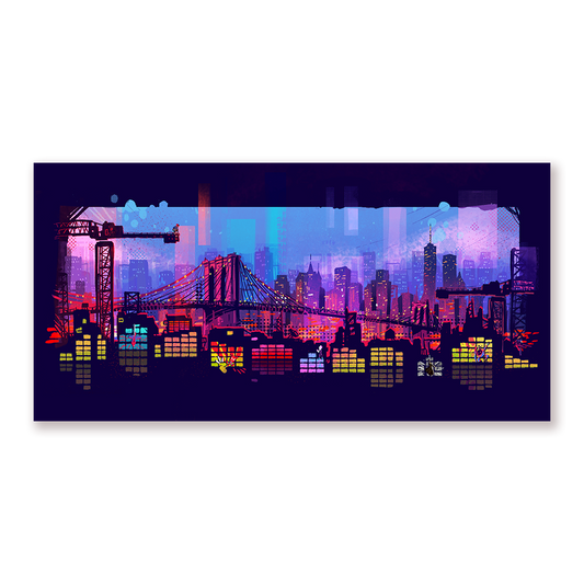 Nightly Remix Holo Foil Art Print