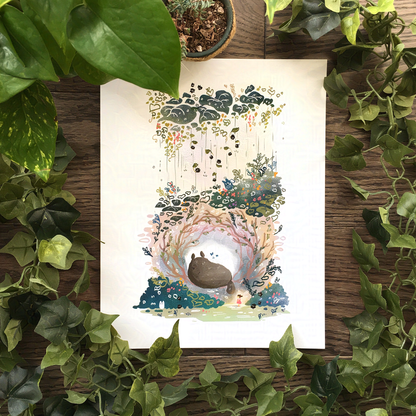 Sleeping Neighbor Print