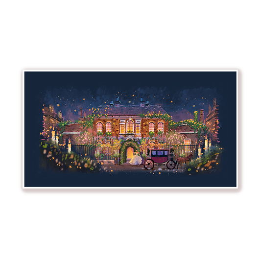 Wisteria at Night Art Print