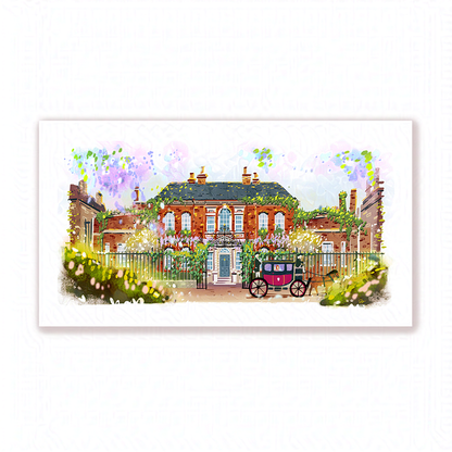 Wisteria House Art Print