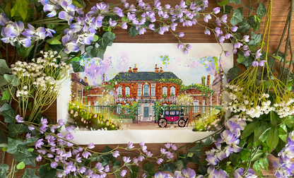 Wisteria House Art Print